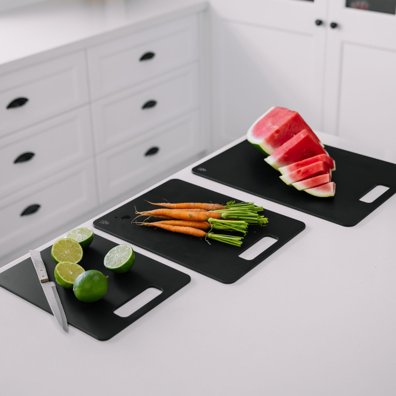 Wood Fibre Chopping Board Multibuy | Liquorice