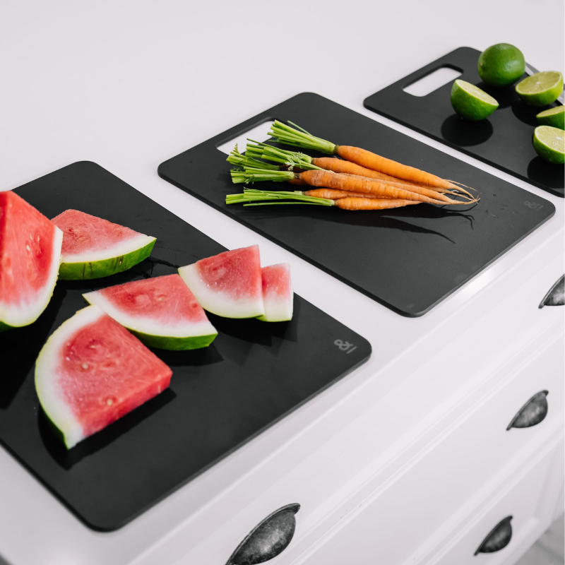 Wood Fibre Chopping Board Multibuy | Liquorice